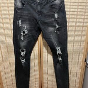 Black “Amiri” style jeans Archive